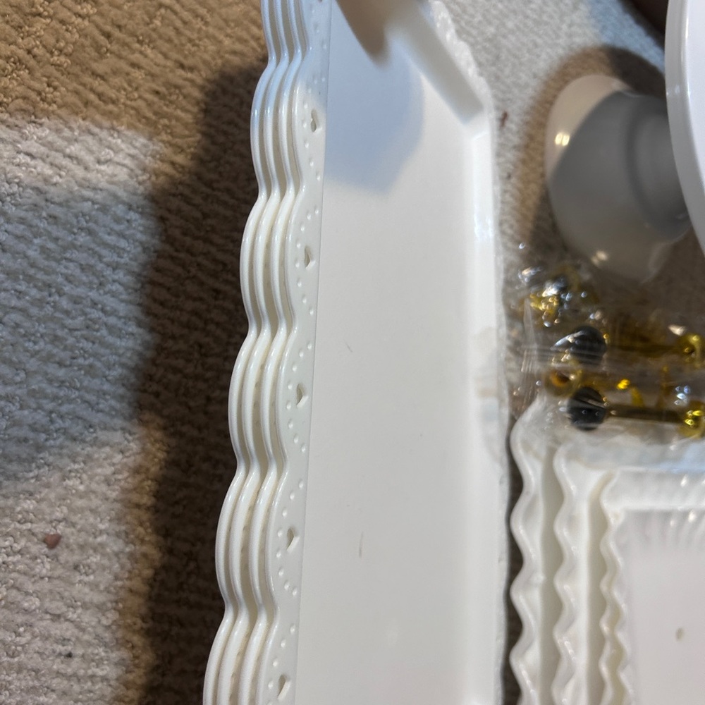 Elegant White Serving Platter Set - Picture 4 of 8